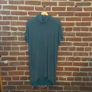 Cowl Neck Short Sleeve Tunic